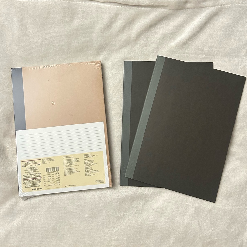 Muji B5 slim notebook